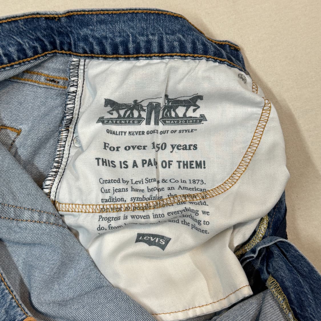 35inch) 리바이스 559 릴렉스 스트레이트 핏 데님 청바지 상품이미지9