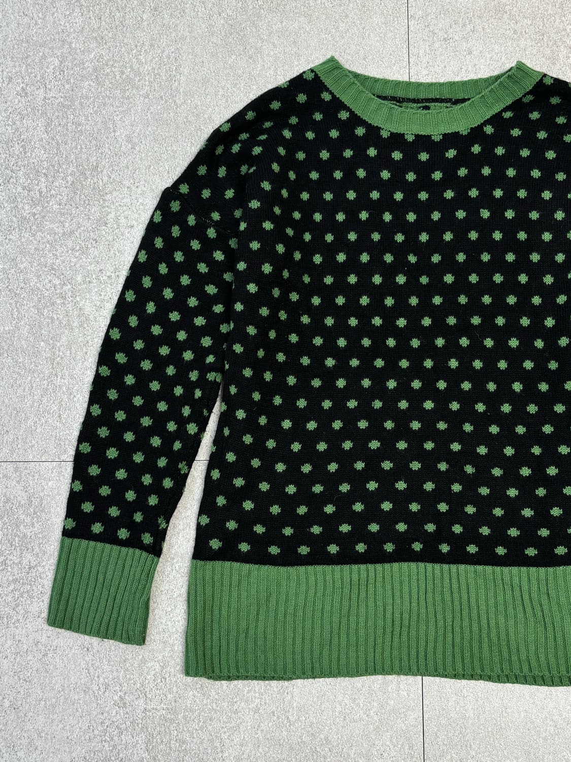 그린 도트 풀오버 상품이미지2