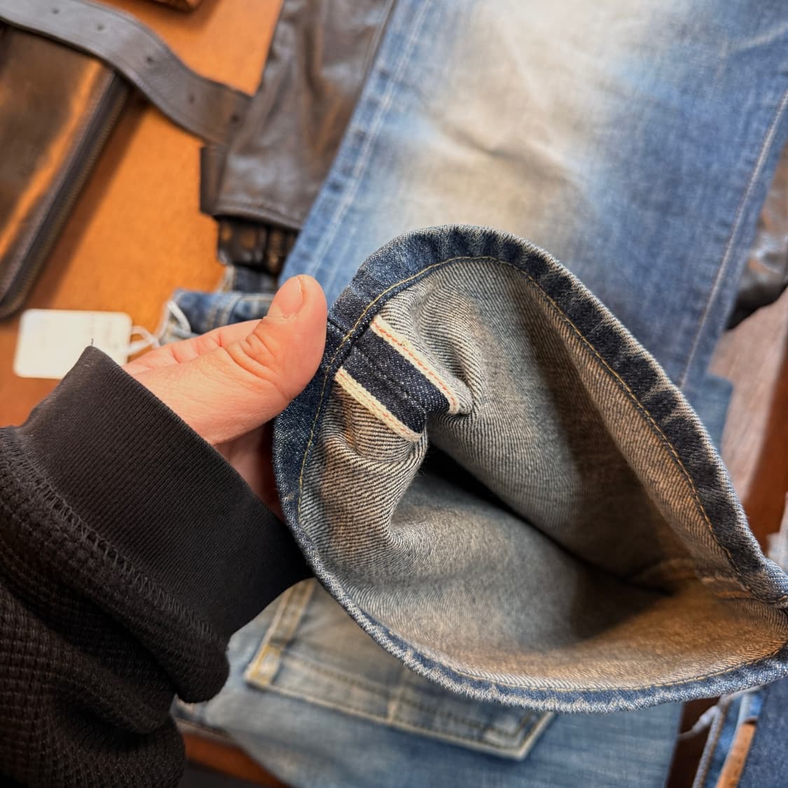 빔즈 플러스 셀비지 데님 32 33 일본 원단 일본 생산 상품이미지3