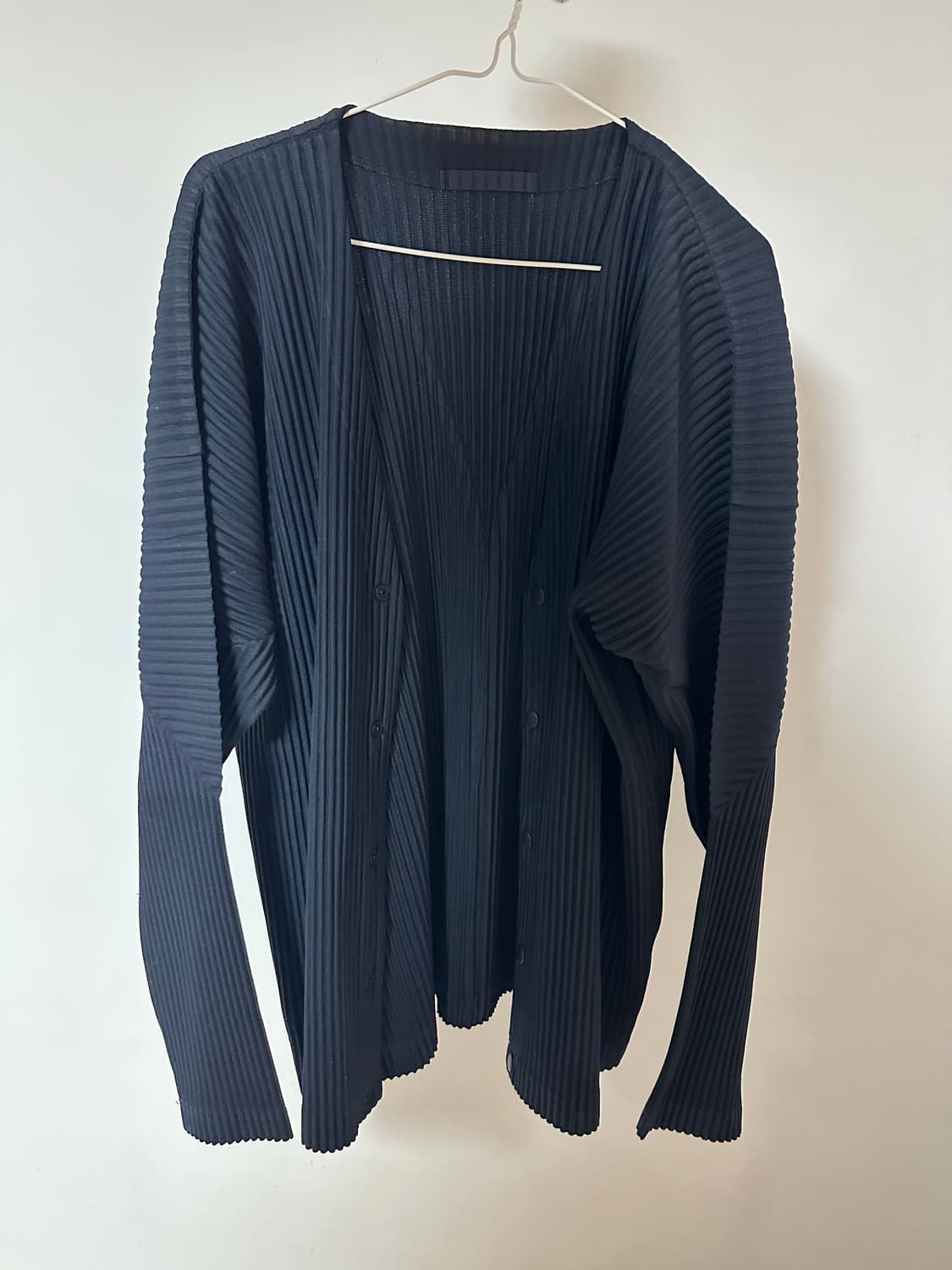 옴므 플리세 가디건 네이비 4사이즈 상품이미지2
