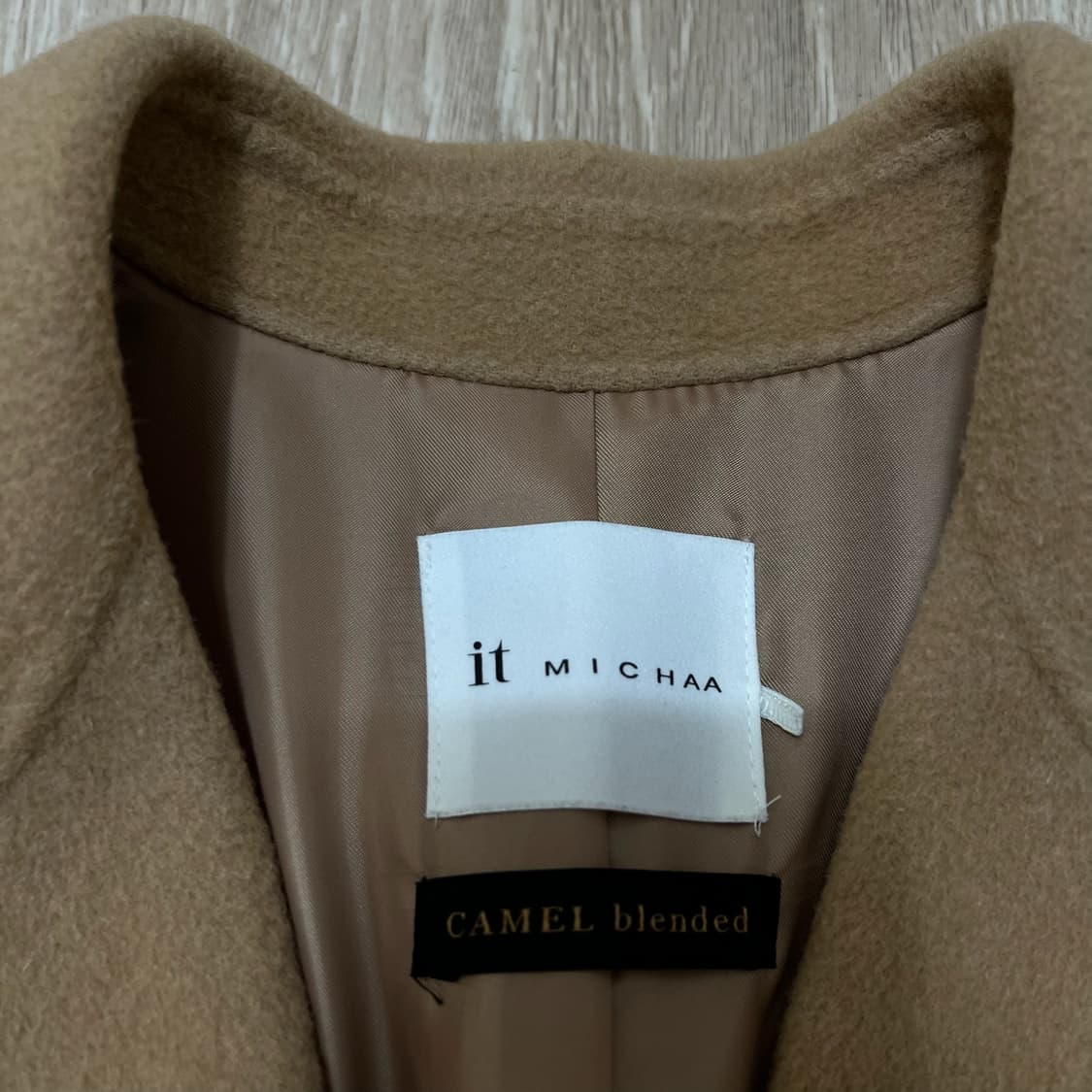 잇미샤 여성 캐시미어 블렌드 핸드메이드 트렌치코트  상품이미지5