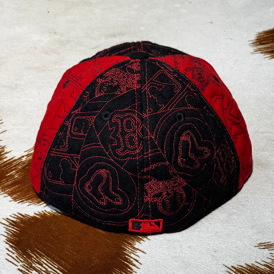 뉴에라 울 스티치 스냅백 (55.8cm) 보스턴 레드삭스 상품이미지7