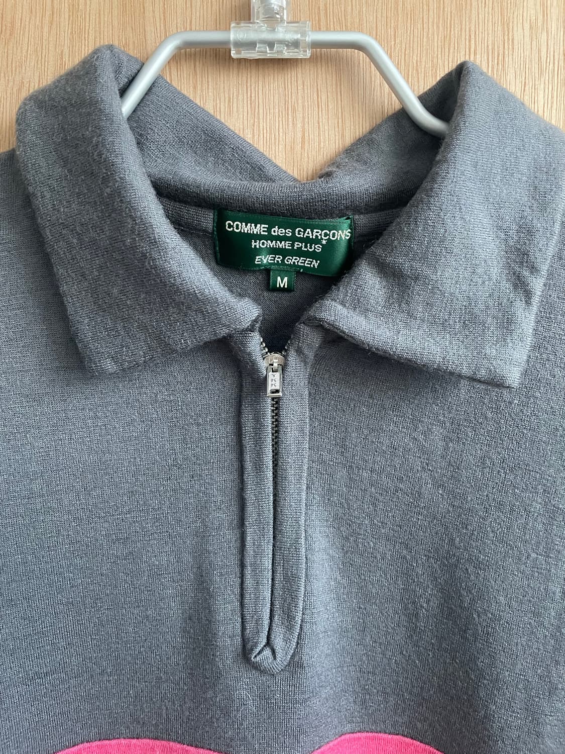 꼼데가르송 옴므플러스 에버그린 폴로 니트 상품이미지3