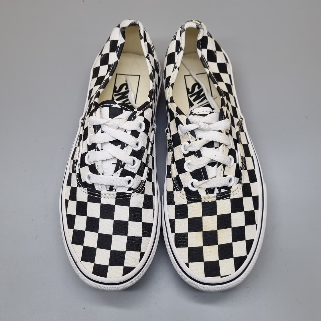 반스 어센틱 체커보드 플렛폼 스니커즈 225 상품이미지2