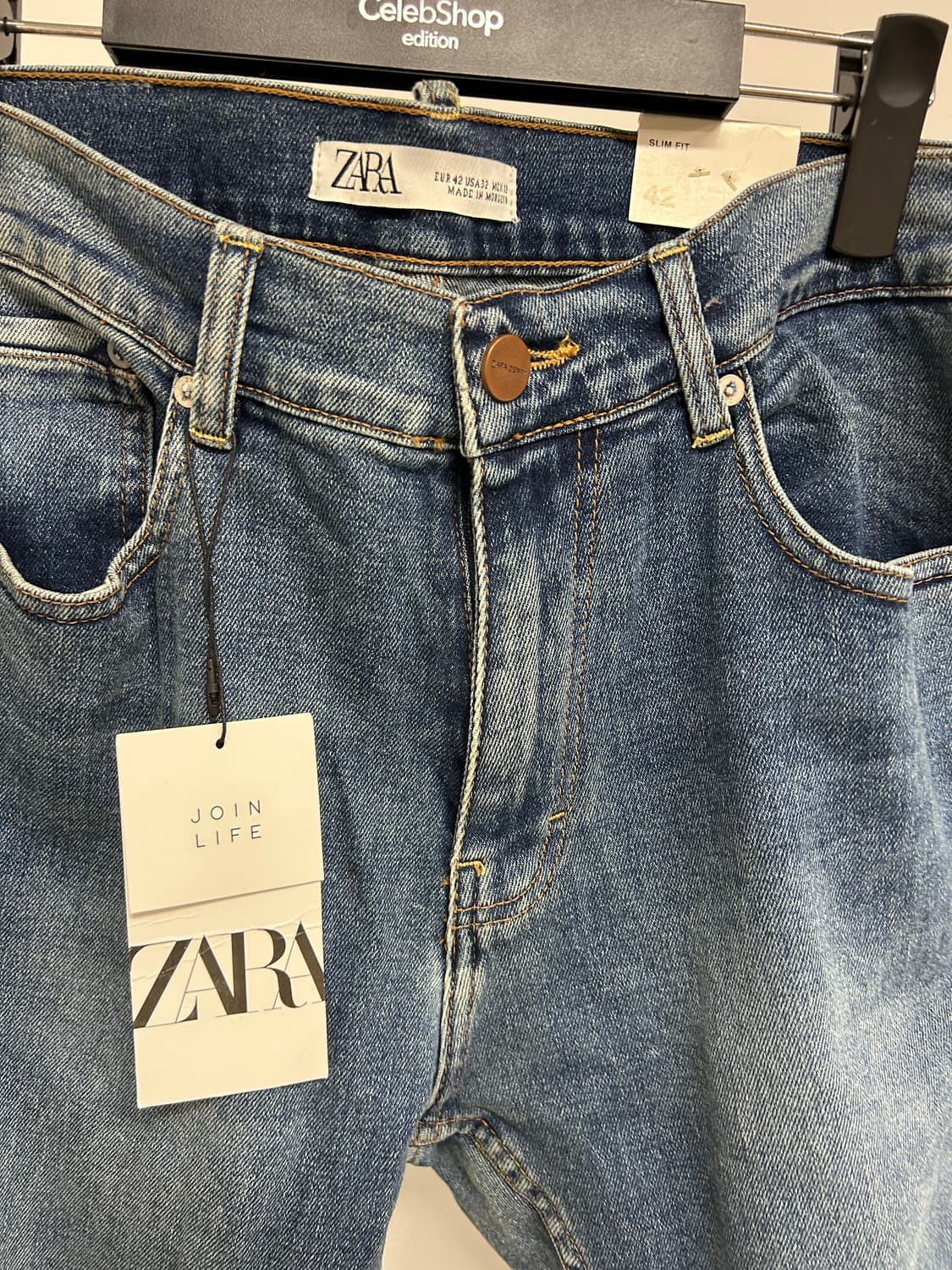 ZARA 슬림핏 청바지 42 상품이미지2