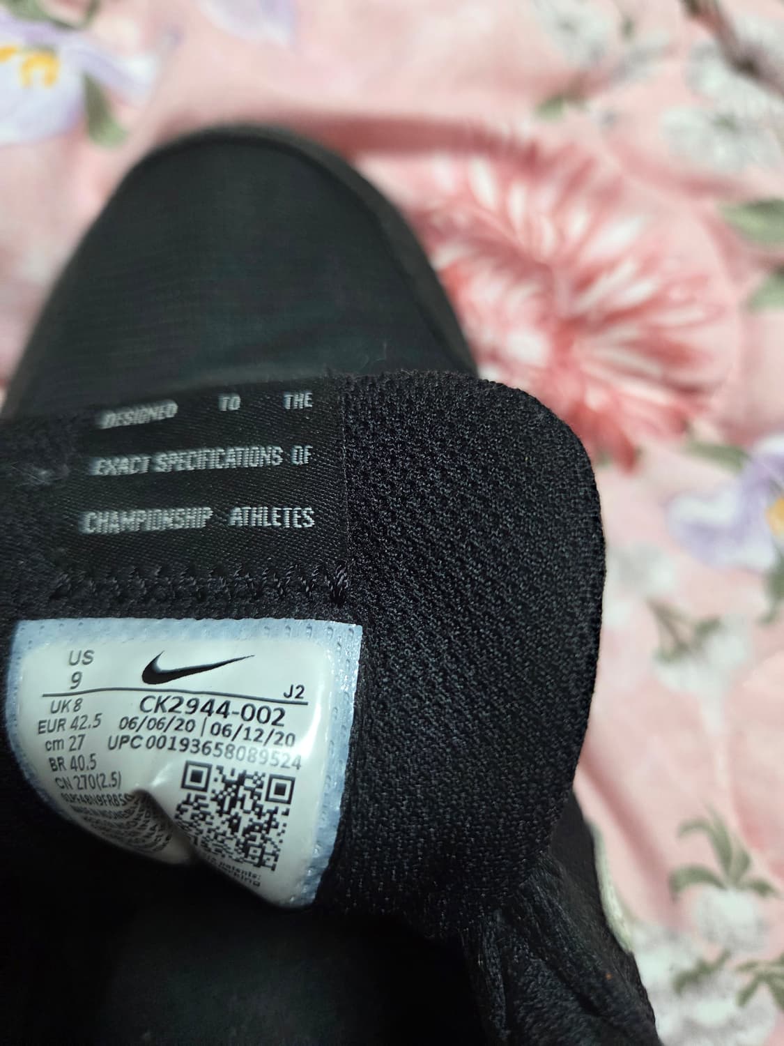 나이키 벤쳐 러너 블랙 운동화265 상품이미지7