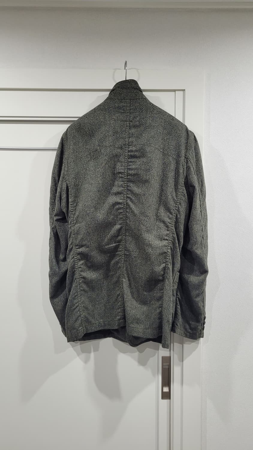 꼼데가르송 옴므 퍼커링 카키 울자켓 반우라 L 상품이미지7