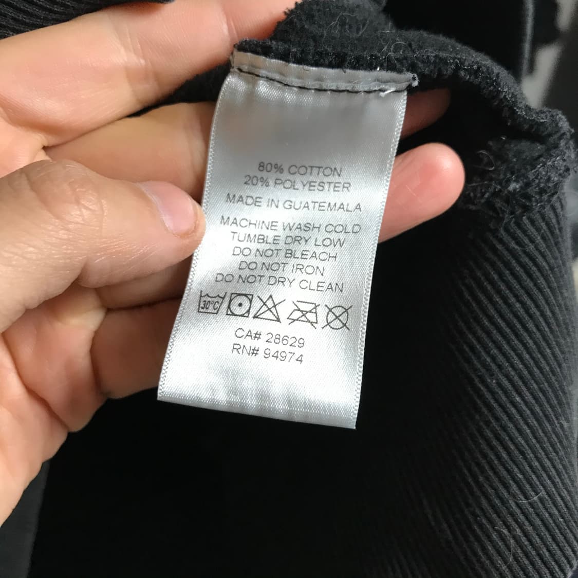 스투시 90s 검정 스웻셔츠 상품이미지4