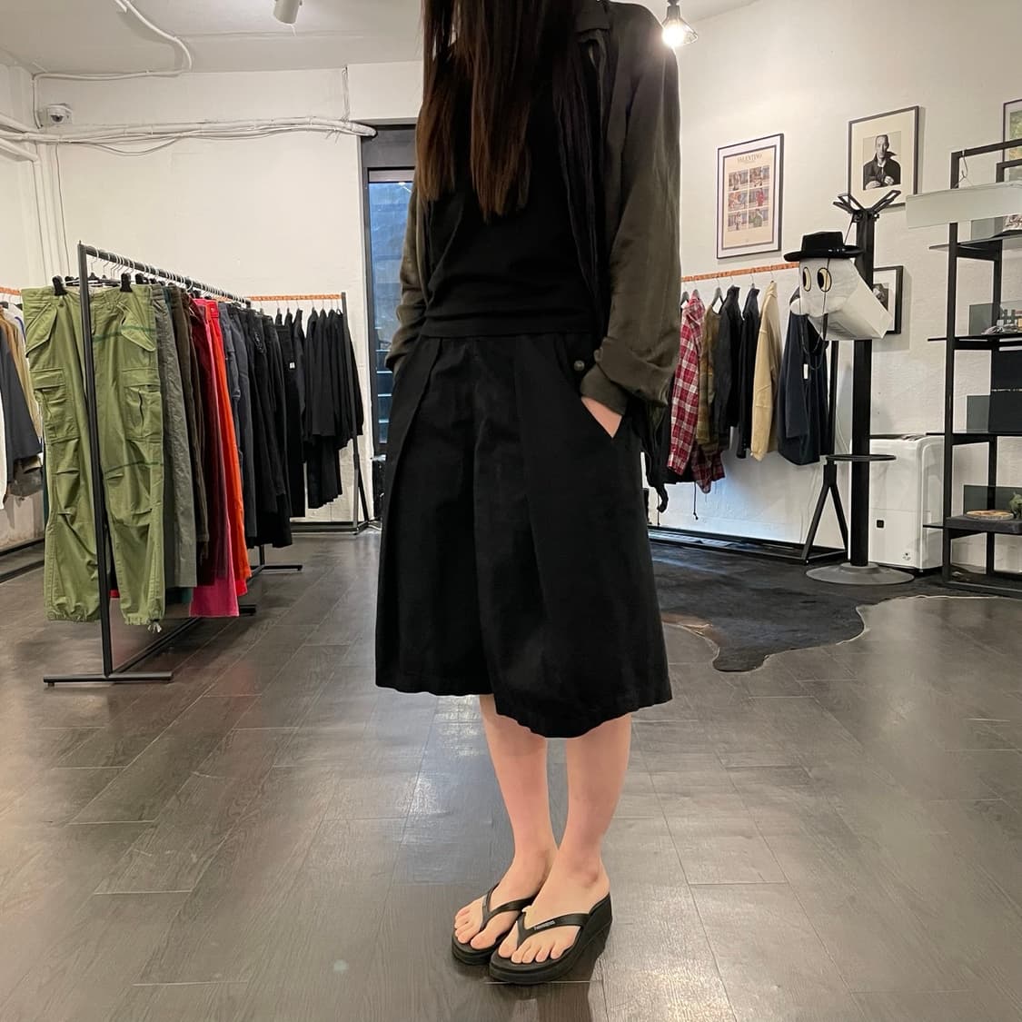 캐피탈 오버사이즈 하카마 팬츠 상품이미지4