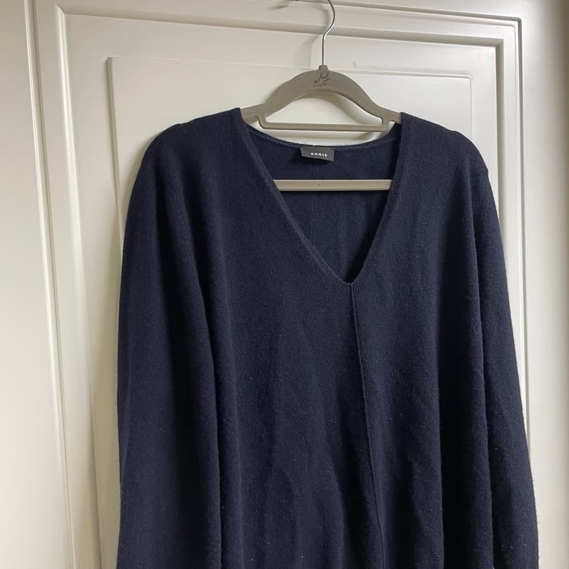 아크리스 캐시미어 네이비 니트 상품이미지3