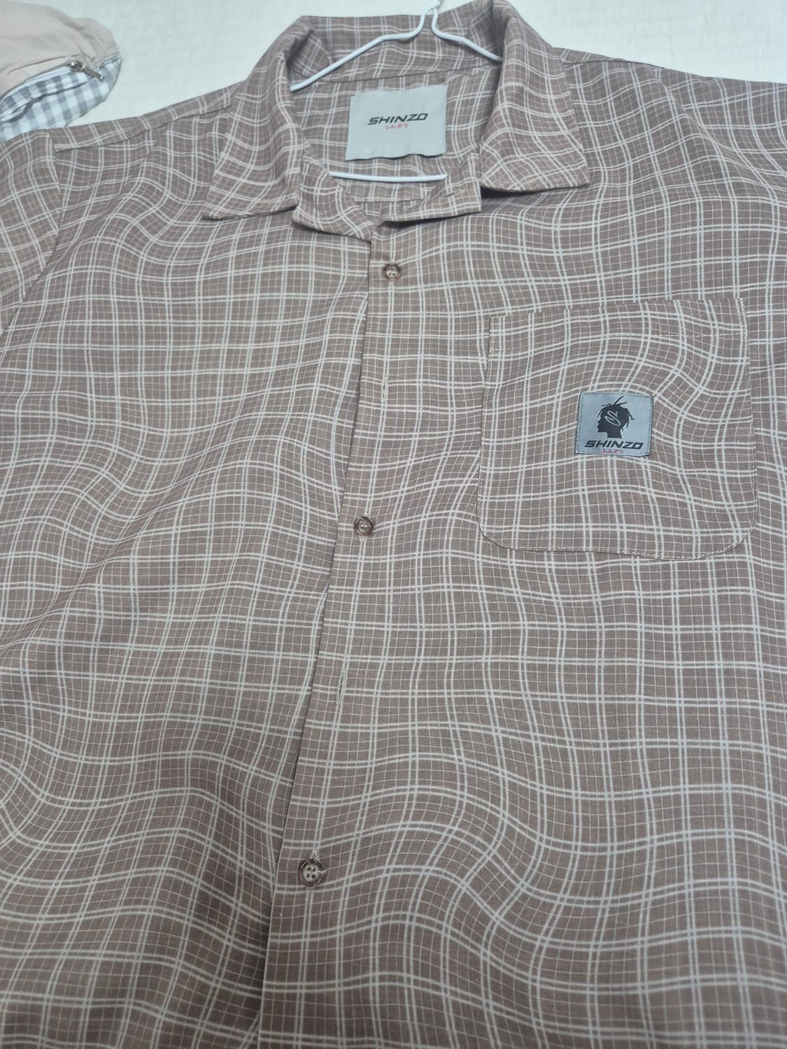 Shinzo Brand 반팔 크롭 셔츠 상품이미지2