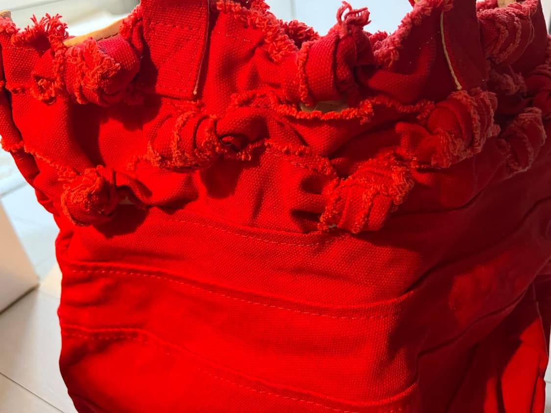 꼼데가르송 트리콧 캠버스 프릴 백 상품이미지3