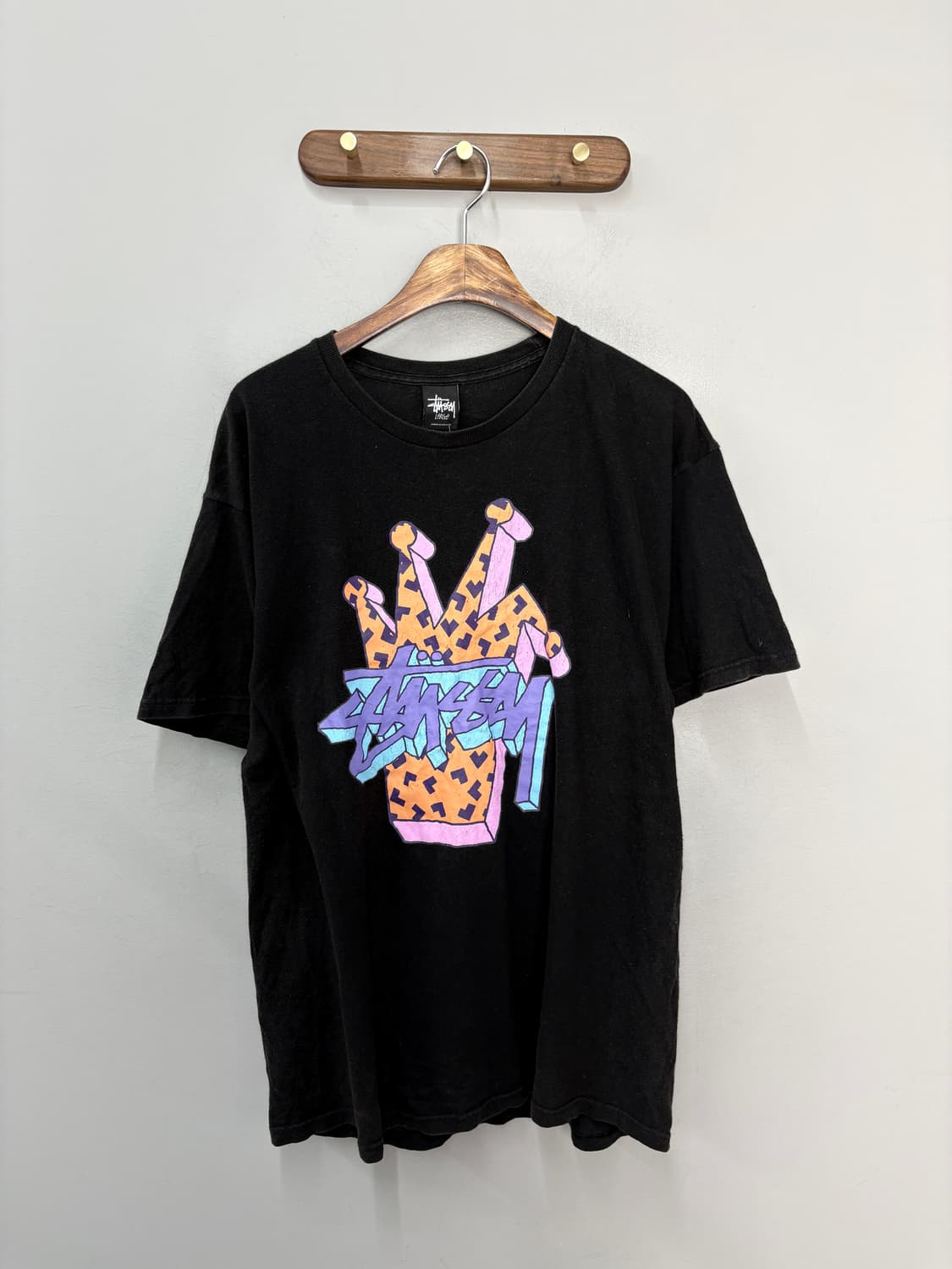 스투시 빅 그래픽 블랙 반팔 A3747 상품이미지2