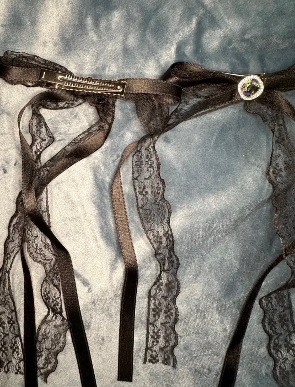 스왈 스톤 헤어핀(2개 한 세트) 상품이미지4