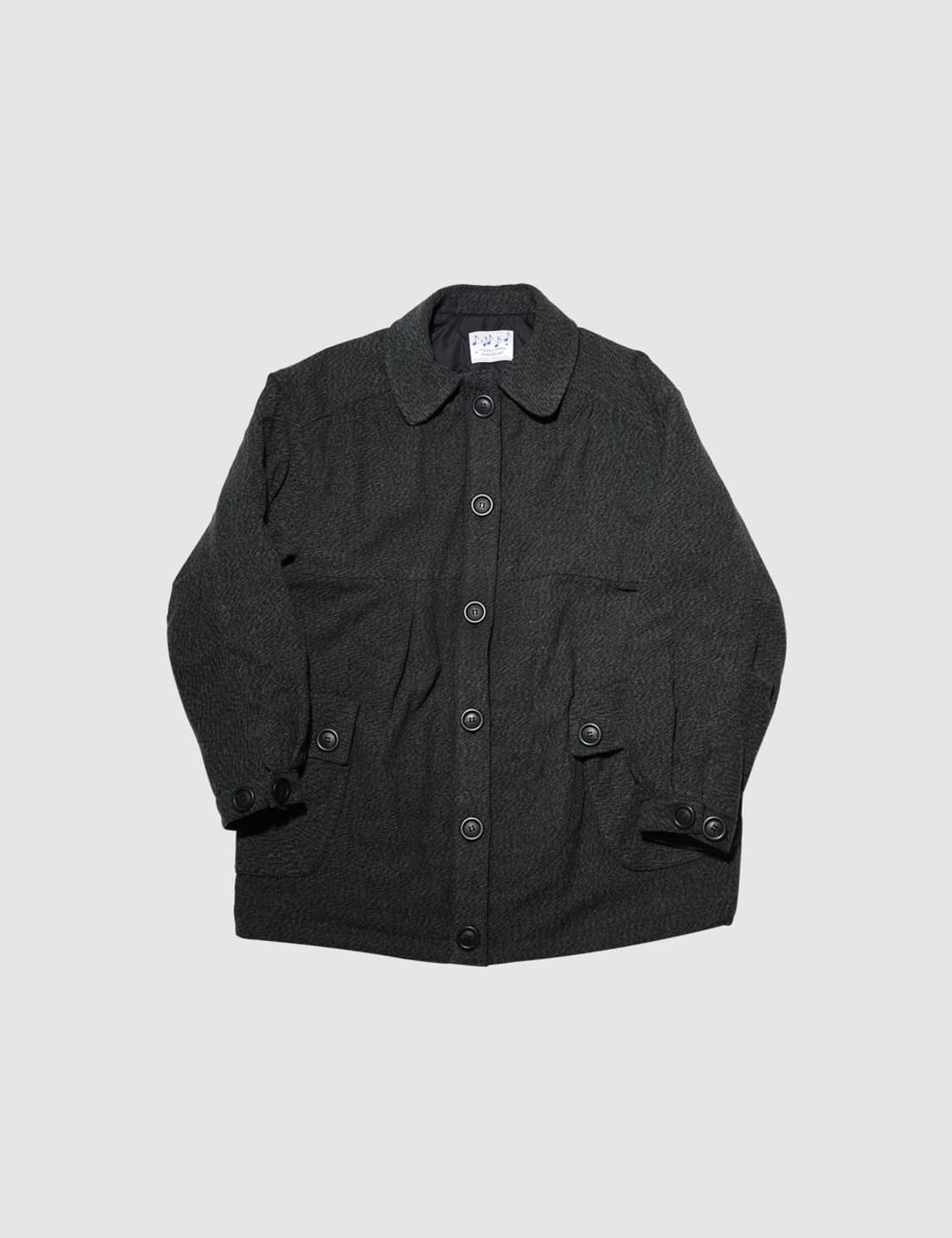 인앤양인하모니 머플러 코트 차콜 상품이미지2