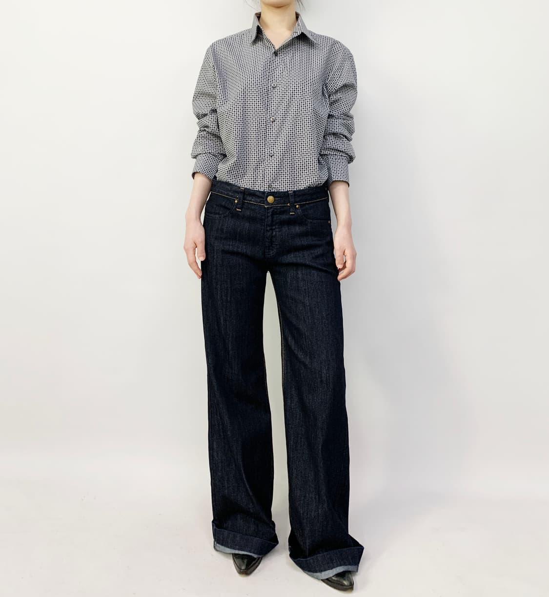 살바토레 페라가모 패턴 셔츠 상품이미지2