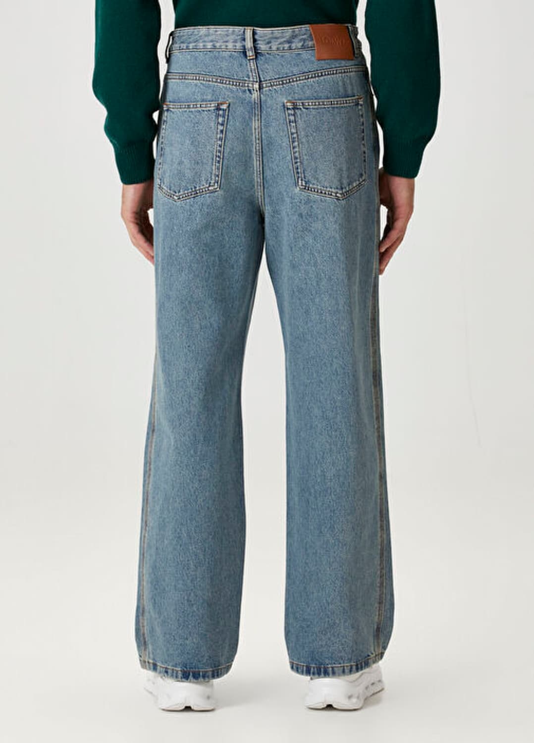 (A+/48) / 로에베 데님 아나그램 배기 데님 진 블루 상품이미지10