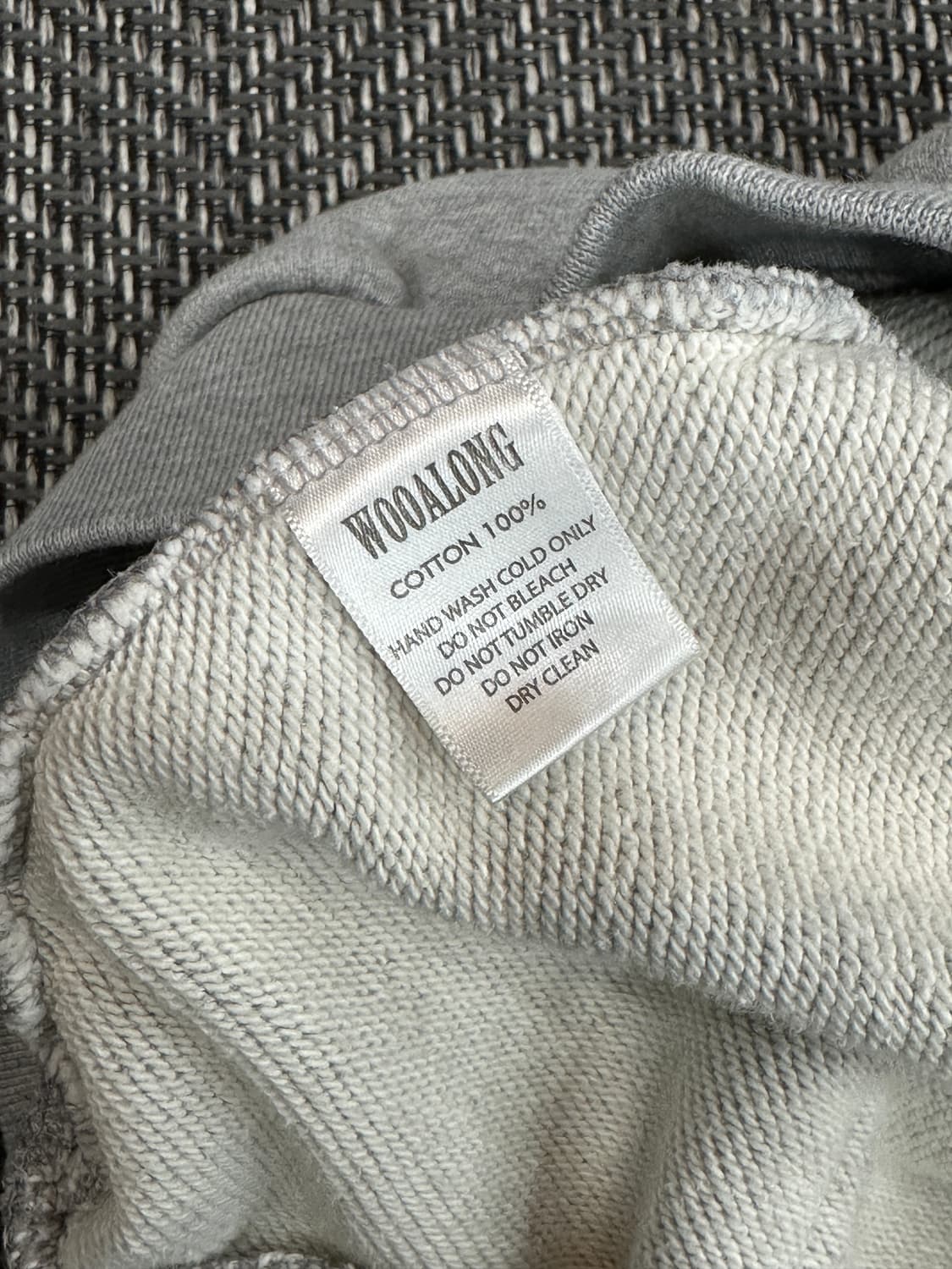 우알롱 후드티 그레이 상품이미지4