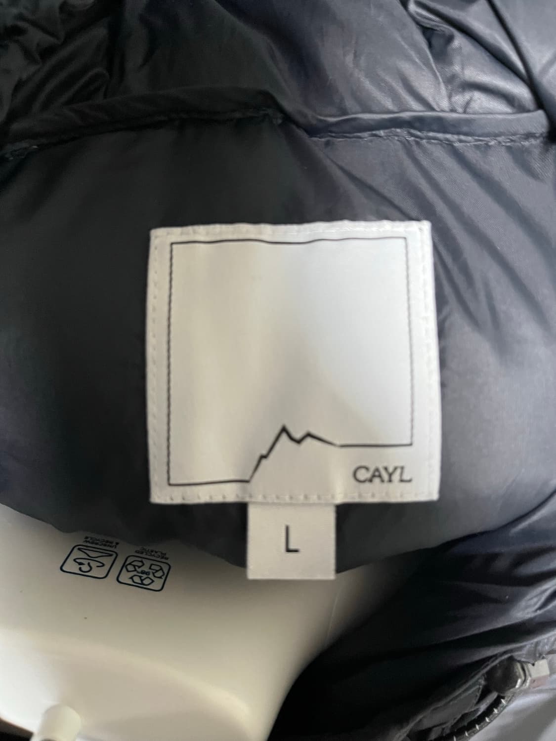 L 케일 퍼텍스 다운 자켓 블랙 cayl 패딩 상품이미지3