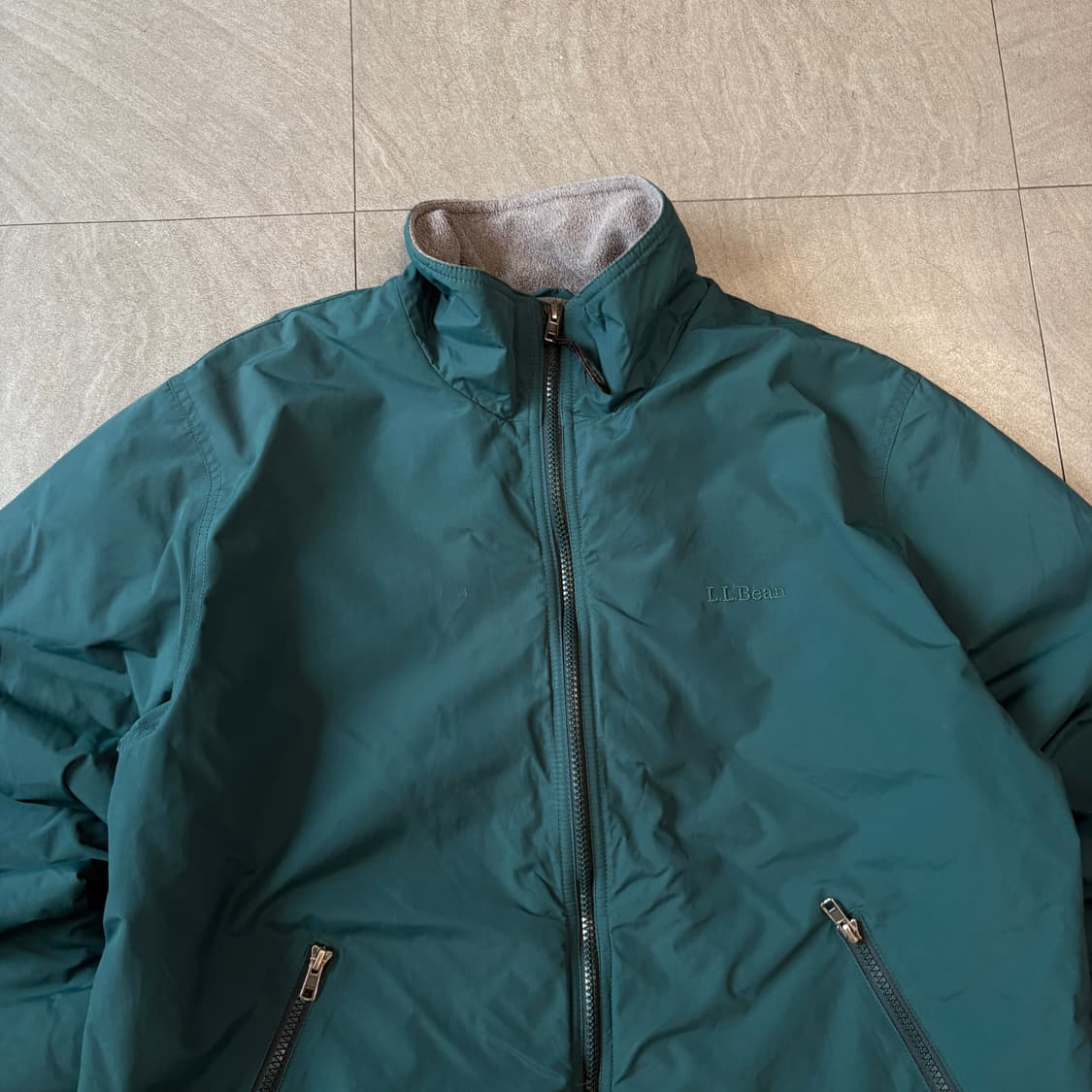 L.L.bean 엘엘빈 그린 컬러 웜업 자켓 상품이미지3