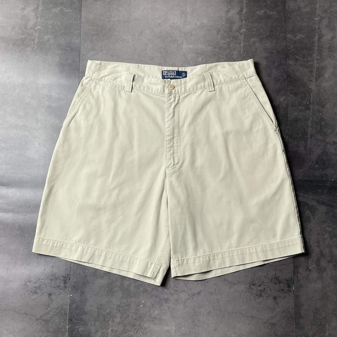 RALPH LAUREN 랄프로렌 아이보리 코튼 하프팬츠 A01040 상품이미지1