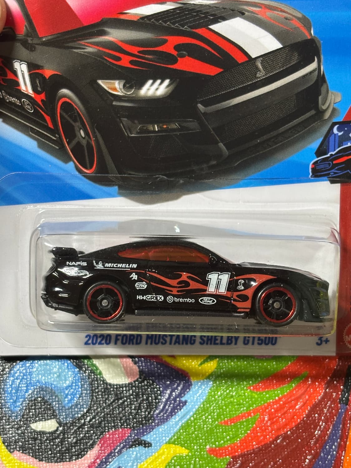 미개봉) 포드 머스탱 쉘비 gt500 다이캐스트 인테리어 소품 핫휠 상품이미지4