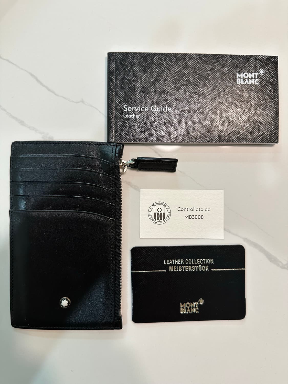 몽블랑 마이스터스튁 카드지갑 블랙 풀세트 상품이미지1