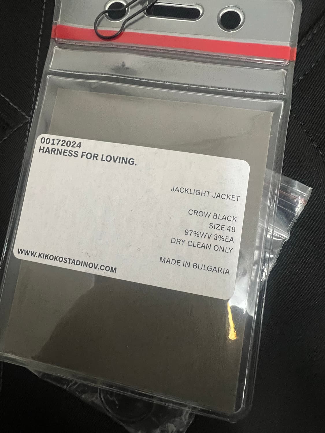 [48] 키코 코스타디노브 잭라이트 자켓 블랙 상품이미지3