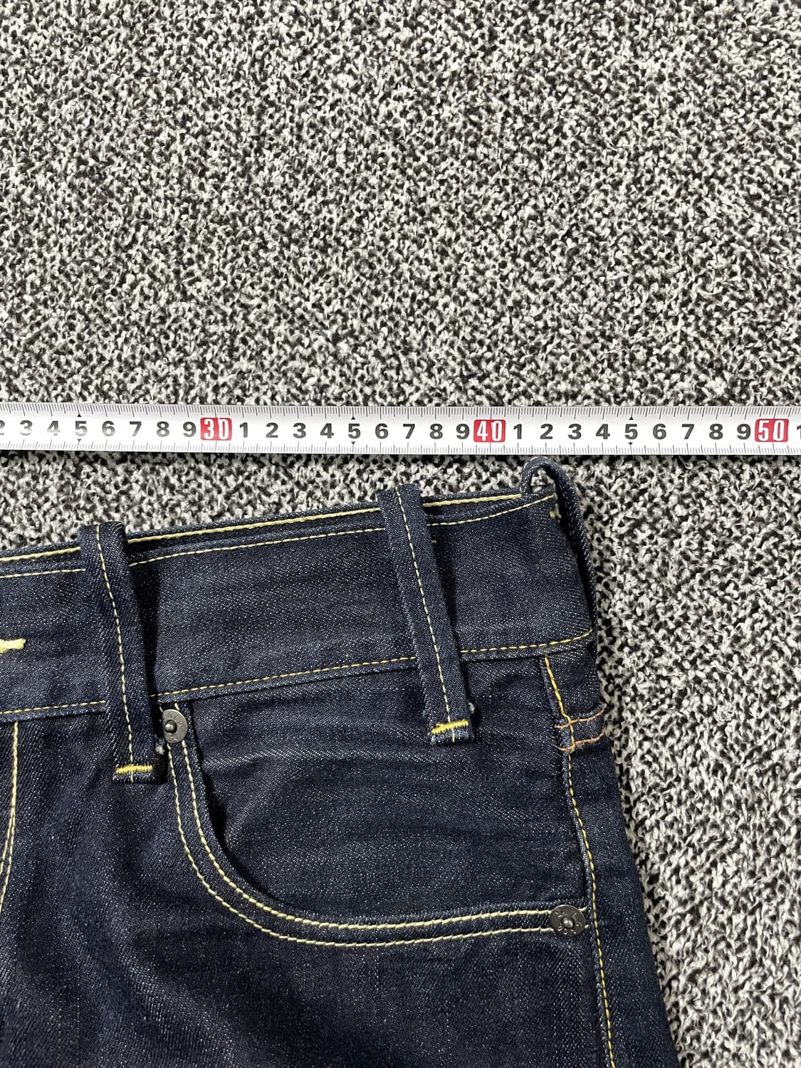 빈티지9. 리바이스 523 진청 생지 데님 팬츠 일자핏 청바지 상품이미지5