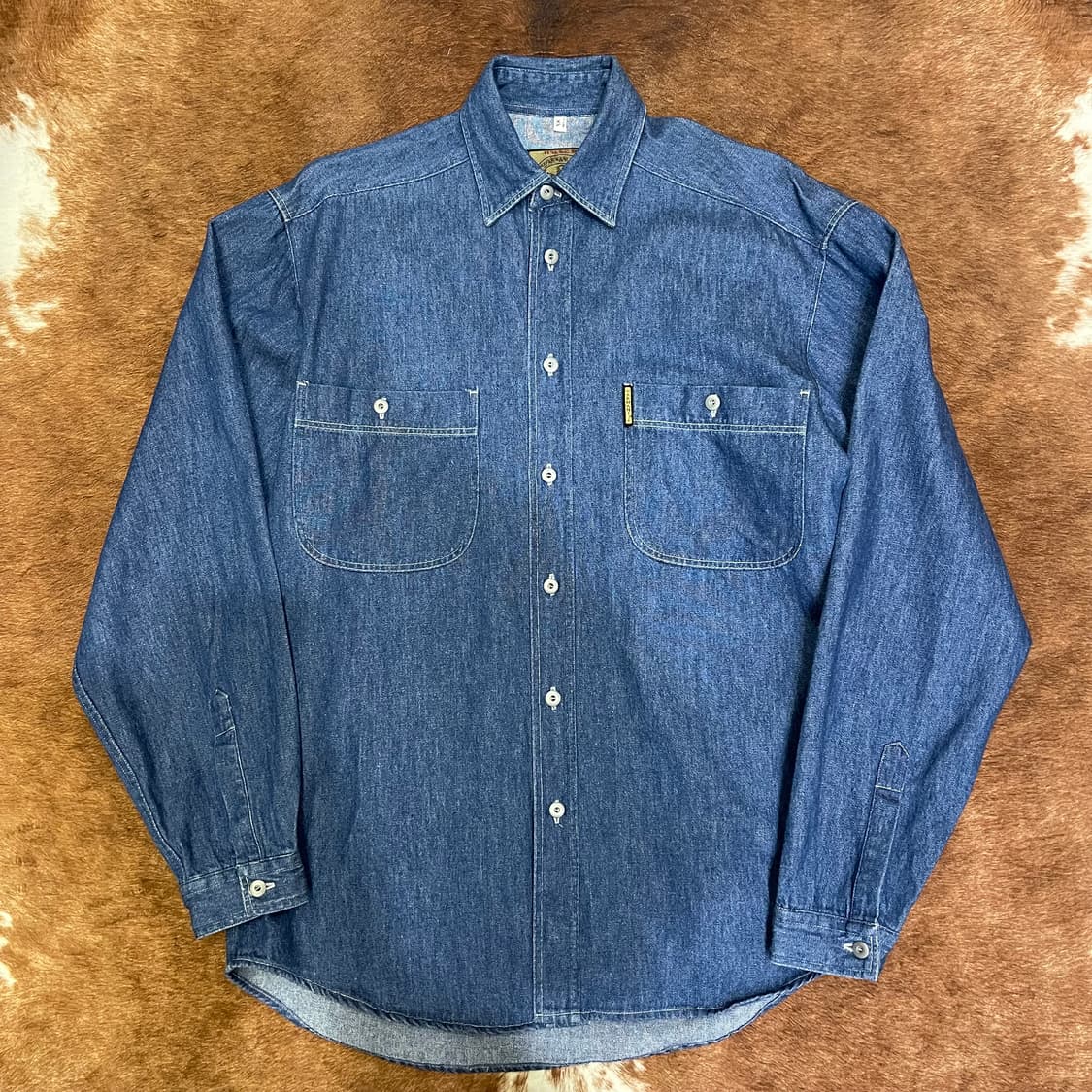 90's 알마니 데님 셔츠 상품이미지1