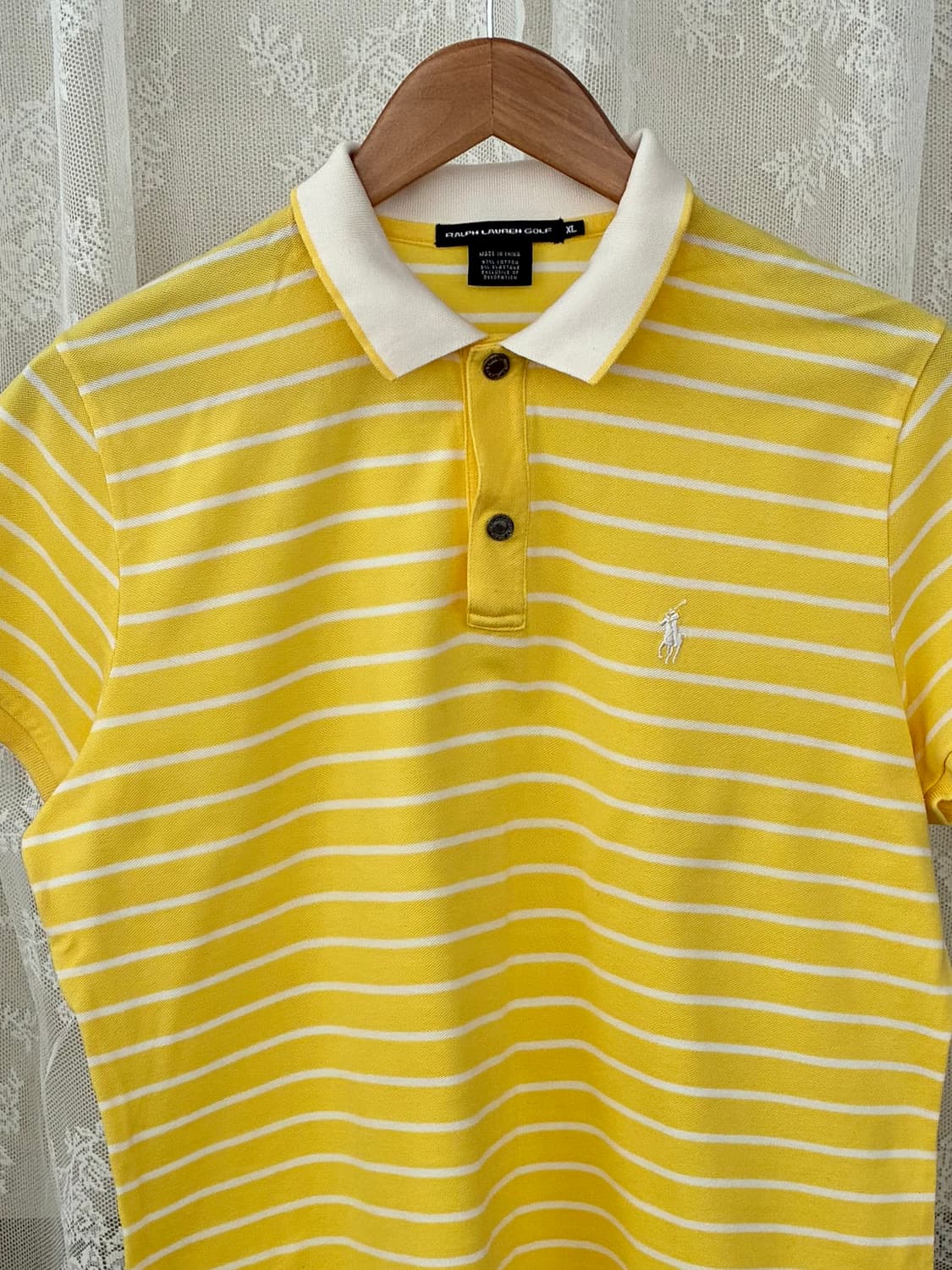 XL) 폴로 랄프로렌 골프 스트라이프 반팔 카라티 상품이미지3