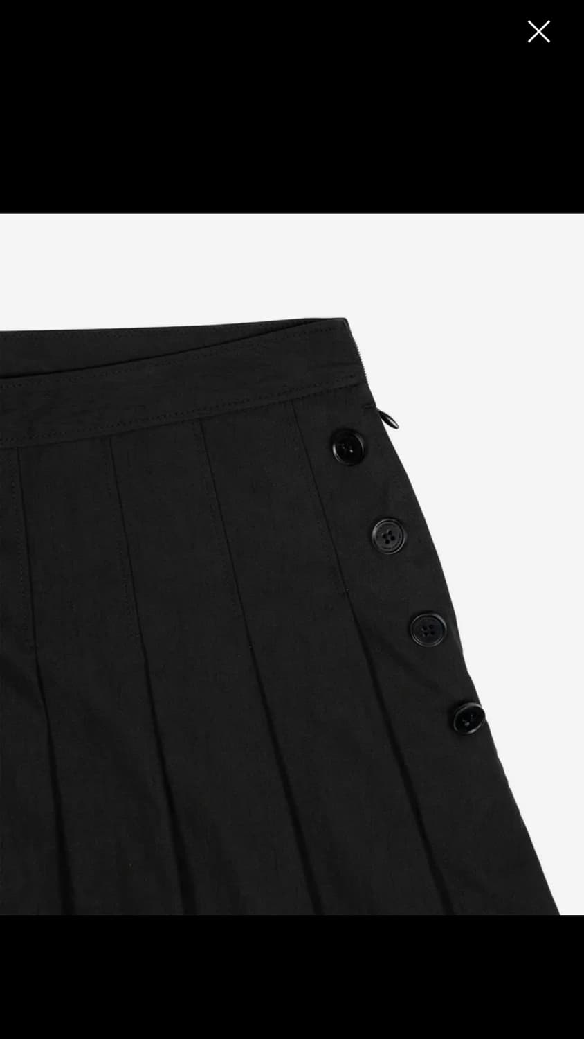 더콜디스트모먼트 스커트 레이어드 팬츠 블랙 M 상품이미지5