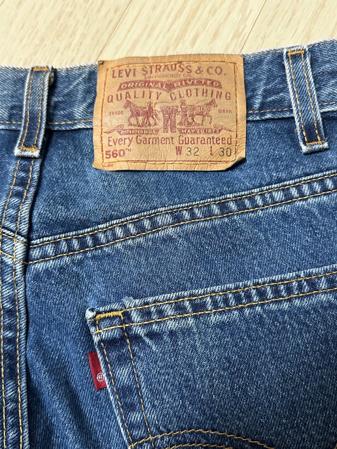 리바이스 560 데님 청바지 Made in USA 상품이미지3