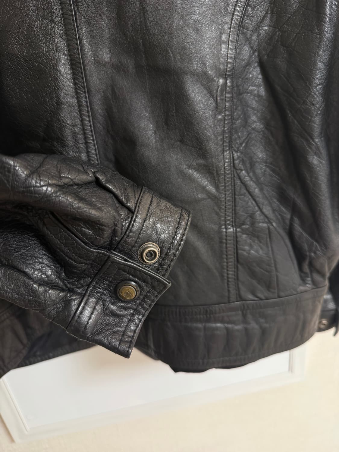vintage leather jacket 상품이미지3