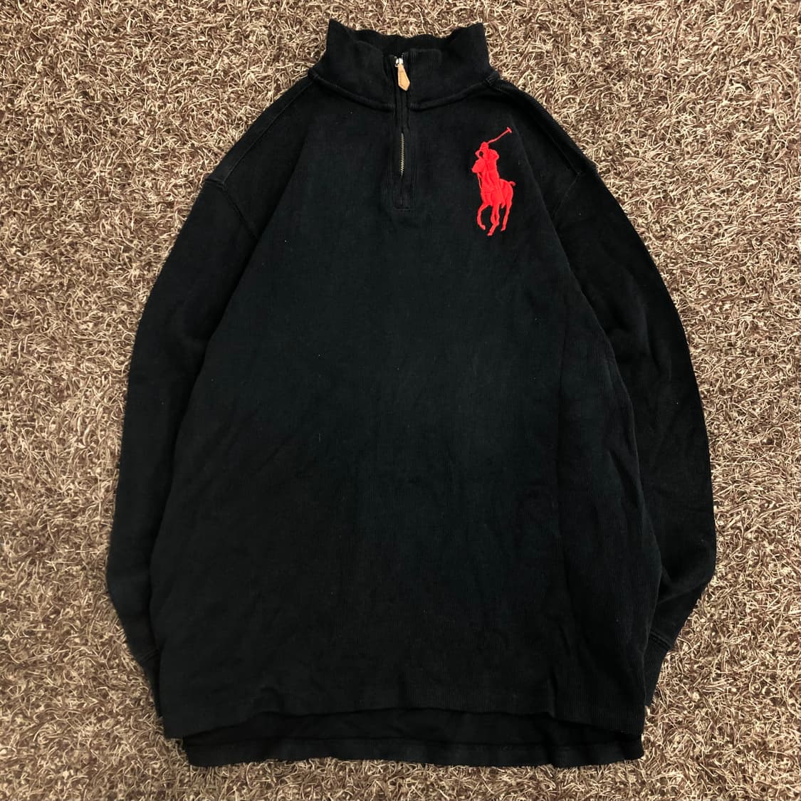 폴로 랄프로렌 걸즈 빅포니 코튼 하프집업 니트 상품이미지2