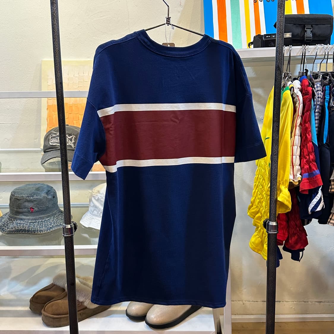 나이키 네이비 로고 반팔 티셔츠 M 상품이미지6
