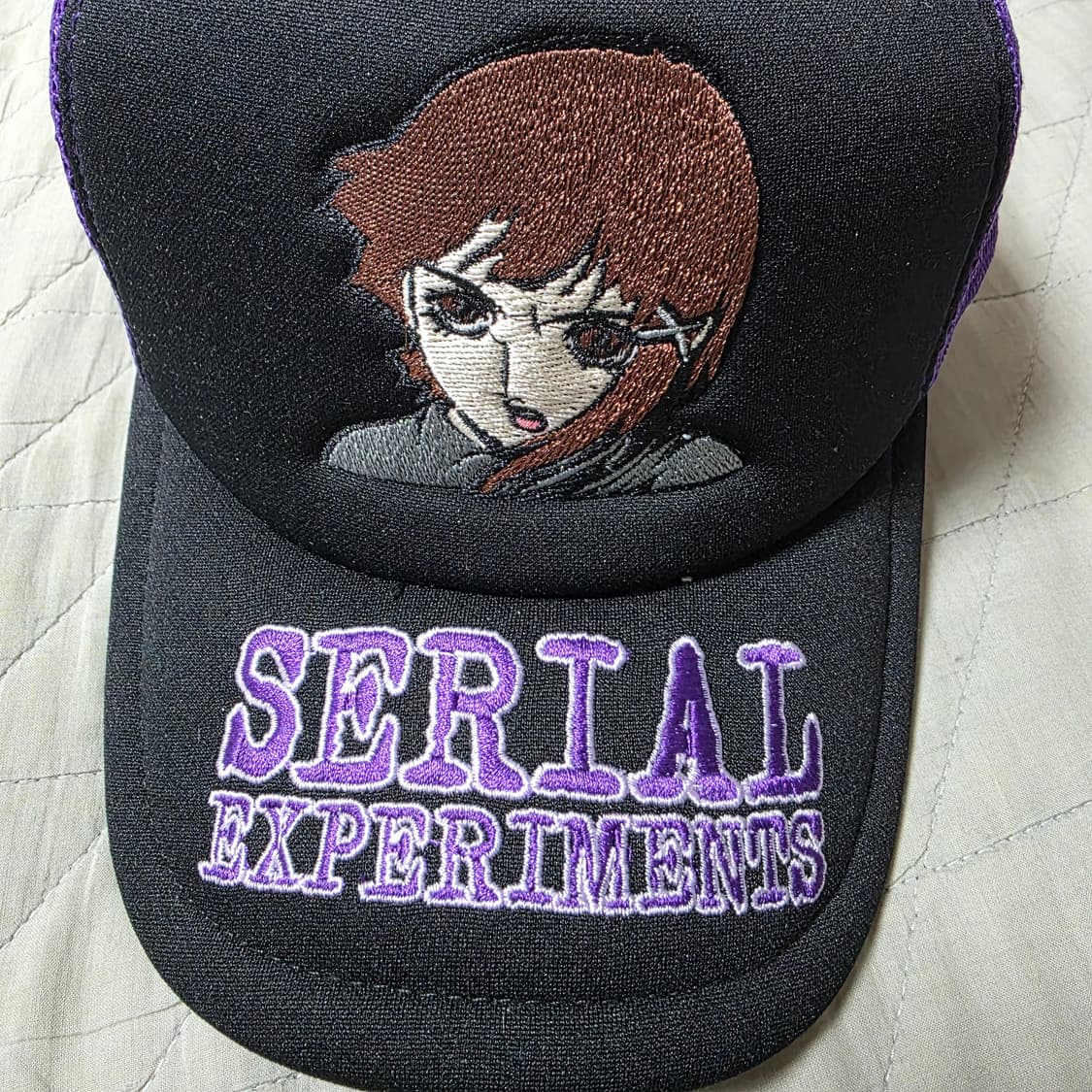 [OS] BOOT 레인 lain 시리얼 익스페리먼츠 5패널 매쉬 투톤 캡 상품이미지2