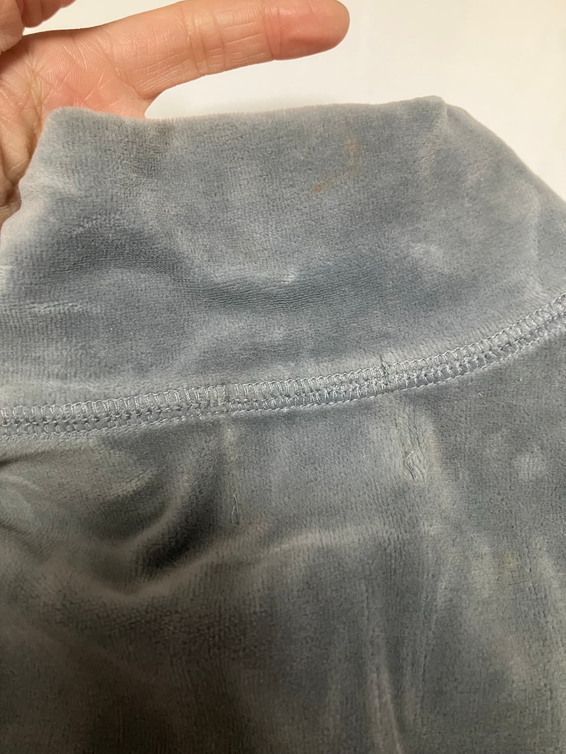 Y2K 쥬시꾸뛰르 벨루어 하이넥 집업 S 트랙수트 상품이미지3