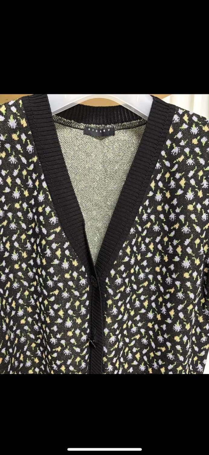 시슬리 플라워 자카드 가디건 상품이미지6