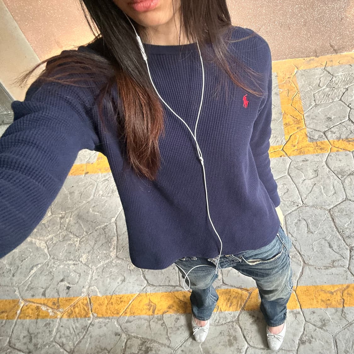폴로 랄프로렌 와플티 네이비 상품이미지1