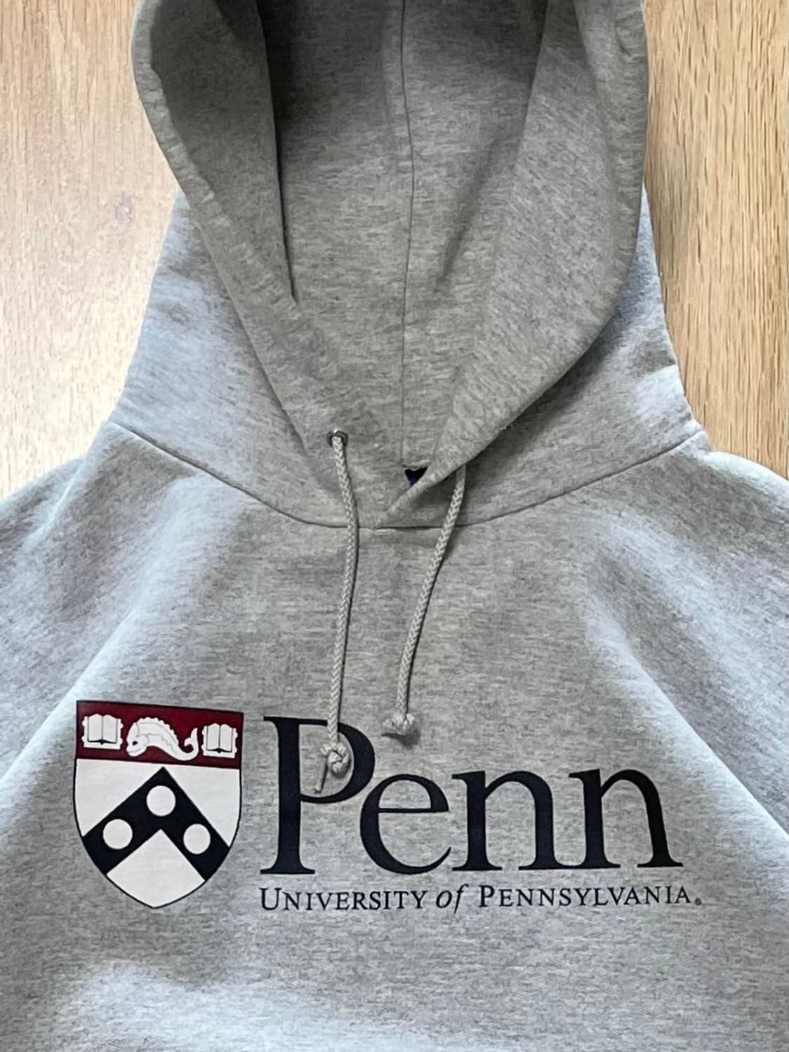 택포) 챔피온 X 펜실베니아 대학 컬리지 유니버시티 빈티지 풀오버 후드 상품이미지2