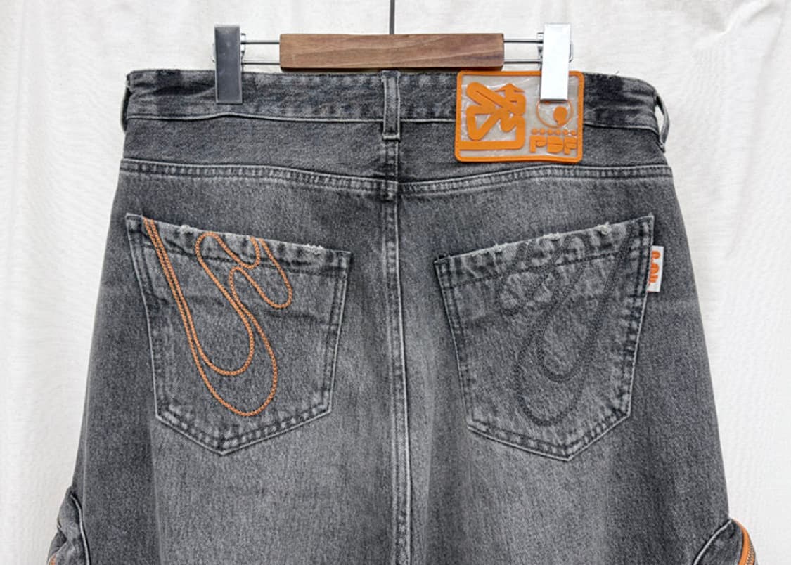 PDF 게릴라 카고 데님 팬츠 상품이미지8