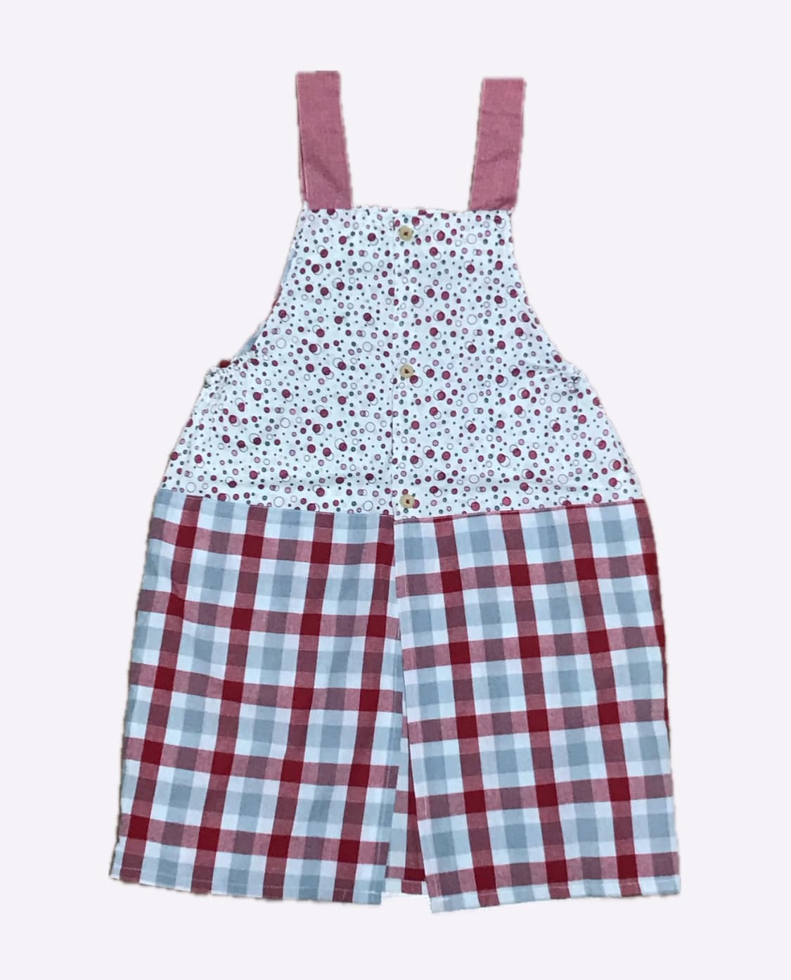 일본빈티지 모리 레이스 체크 앞치마 상품이미지3