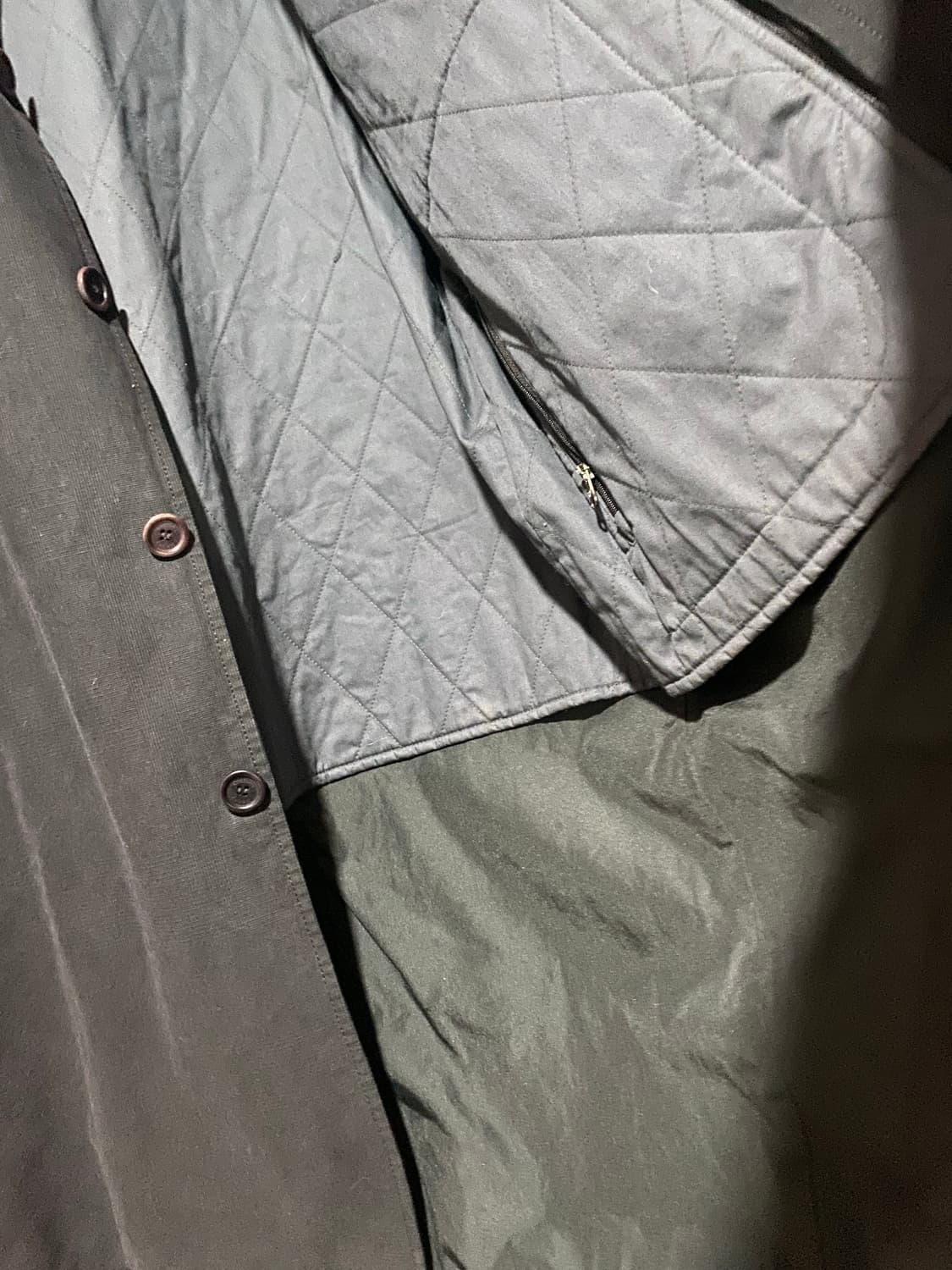 헨리코튼 남성 블랙 코트 95 상품이미지5