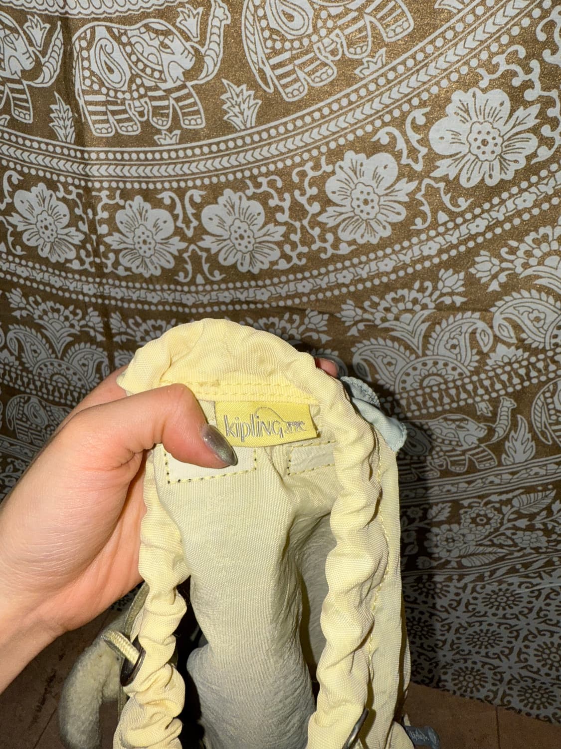 키플링 노랑색 고릴라키링 미니 백팩  상품이미지7