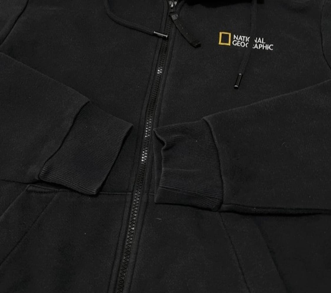 내셔널지오그래픽 블랙 후드집업 105/XL 상품이미지3