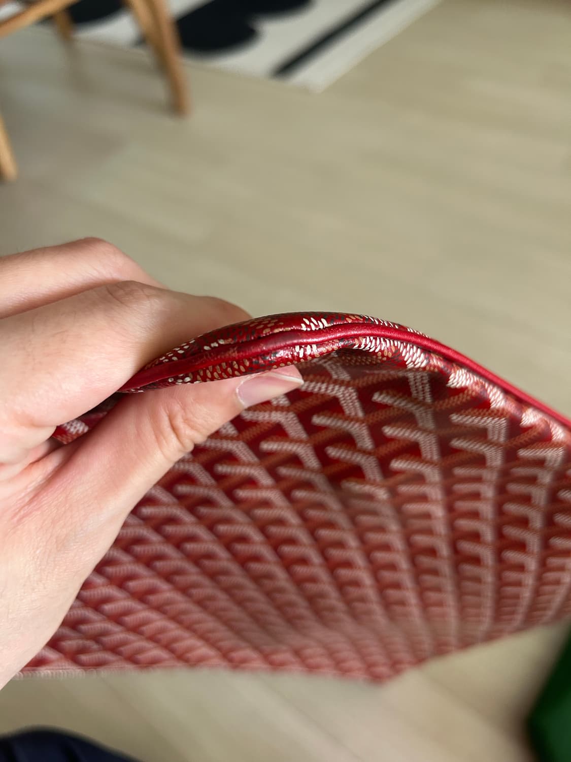 고야드 세나 클러치 레드 GM  상품이미지2