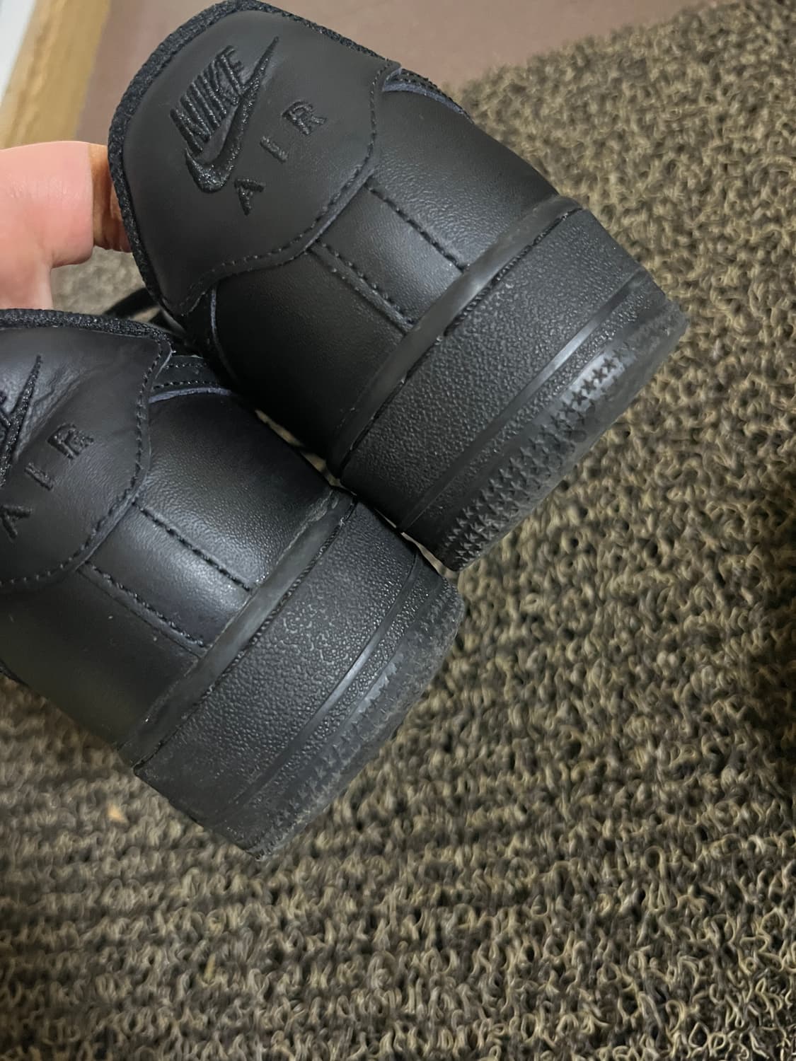 나이키 에어포스 올검 블랙 255 상품이미지3