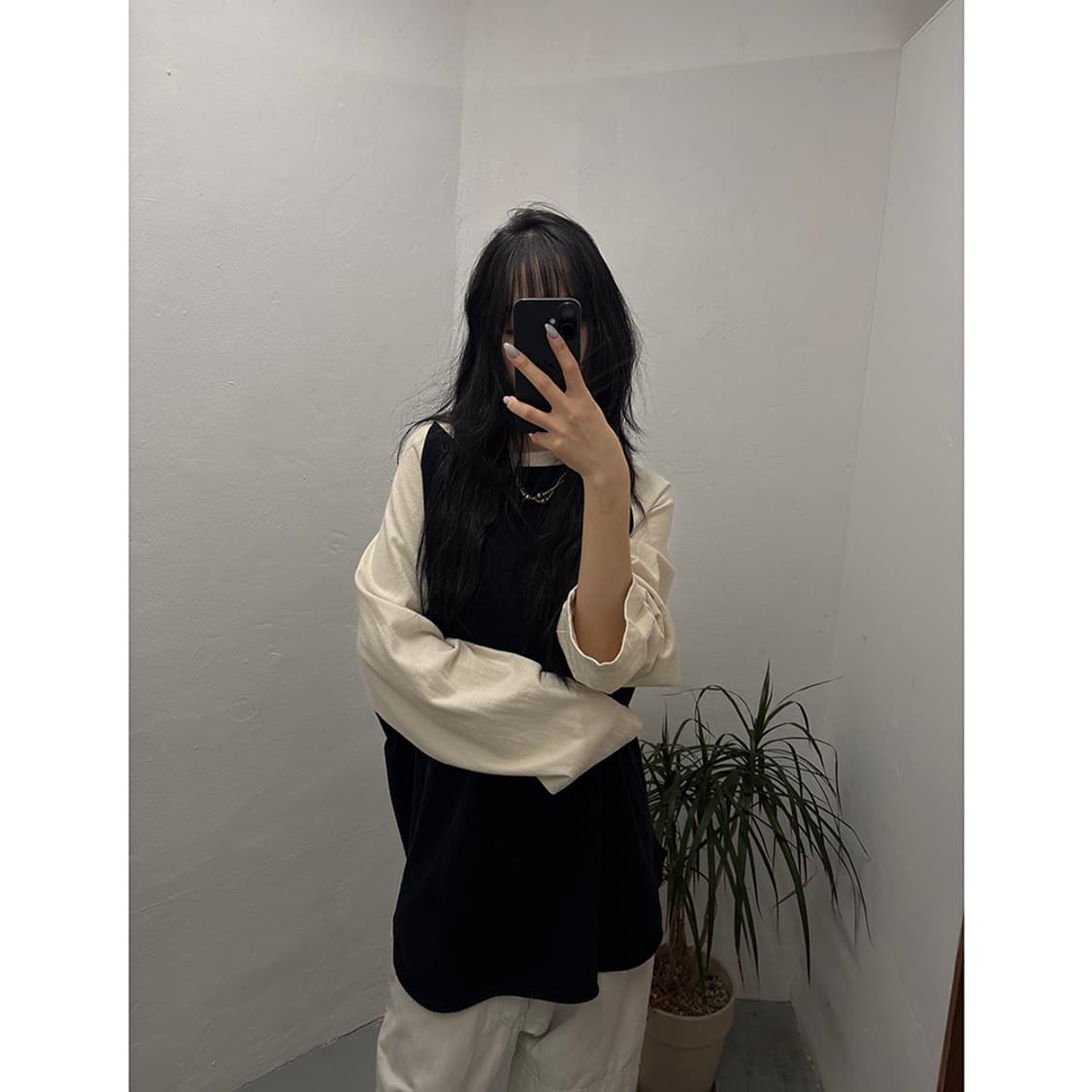 blurhms Co/Silk Nep Baseball Raglan Tee 상품이미지4