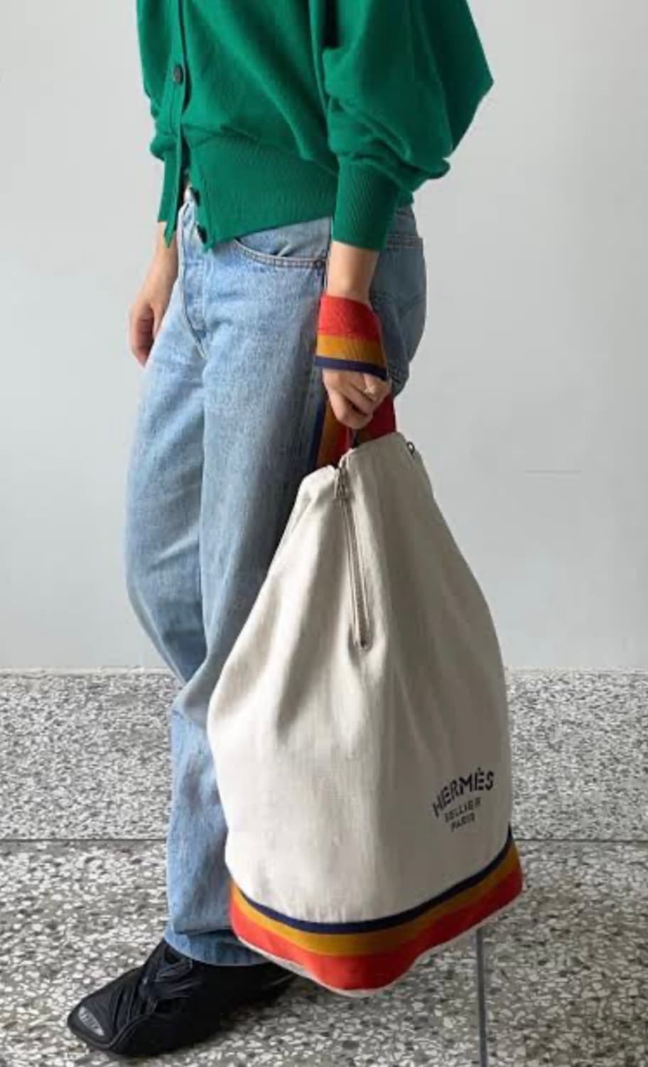 HERMES SELLIER PARIS CANVAS BAG UNISEX 상품이미지1